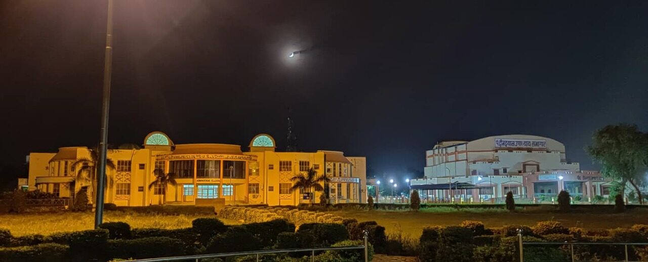 Awesome View of Administrative Block at Night