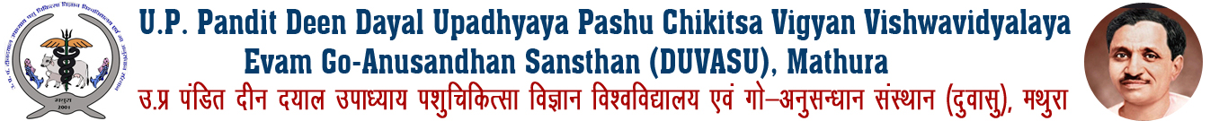 UP DUVASU Mathura PVT Admission Online Form 2021