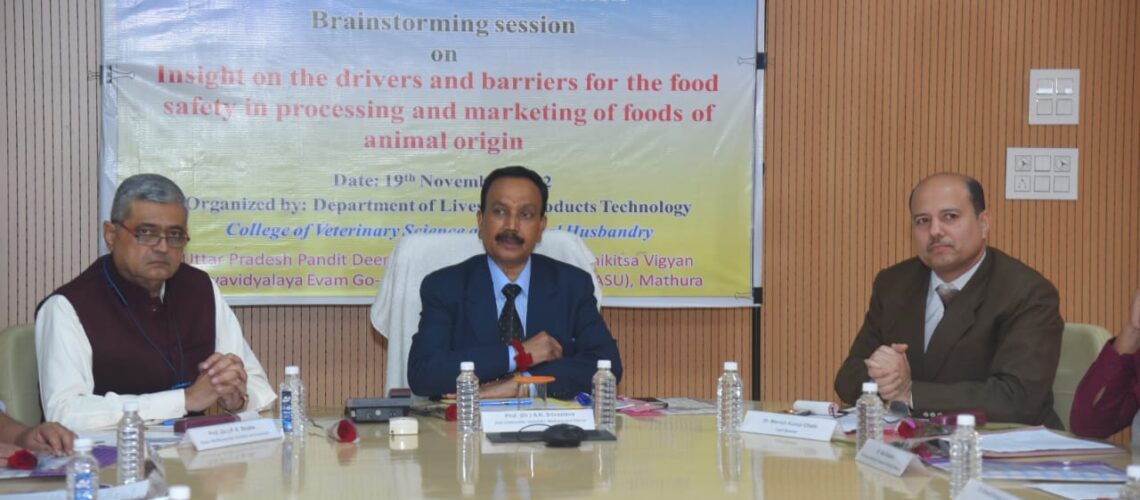 brainstorming-session-on-insight-on-the-drivers-and-barriers-for-the-food-safety-in-processing-and-marketing-of-foods-of-animal-origin-was-organized-on-19th-november-2022-by-the-depa