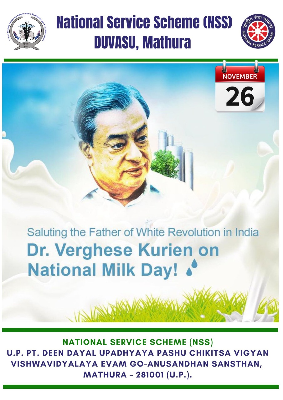 Celebration of National Milk Day, 26, November, 2022