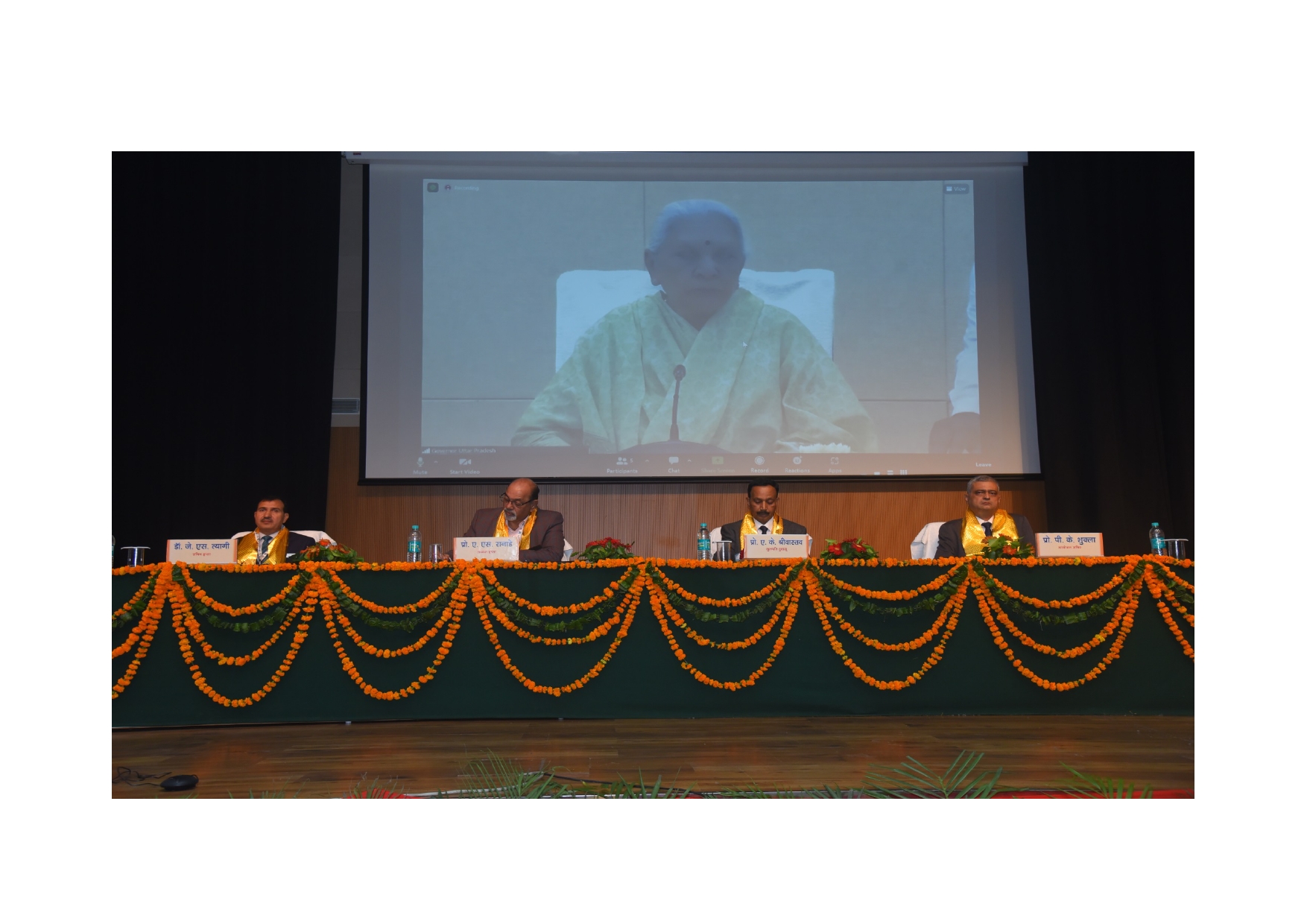 Hon’ble Governor,Uttar Pradesh and Chancellor of University addressing the gathering-IPSACON-2022 Inaugural function