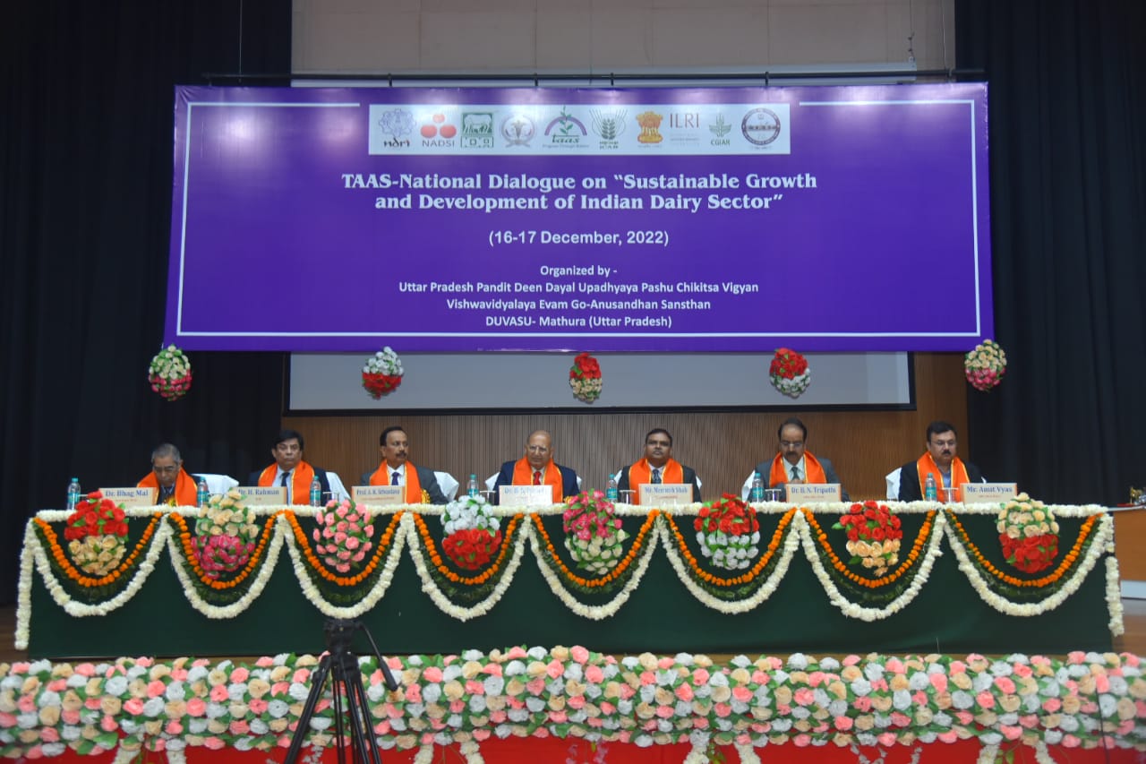 TAAS- National Dialogue on  “Sustainable Growth and Development of Indian Dairy Sector” Dated 16-17 December,2022