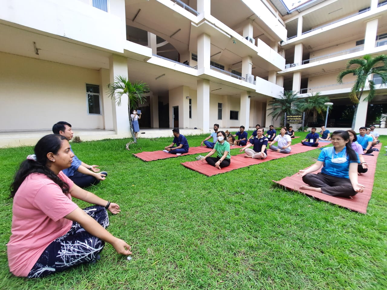 Yoga week celebration By DUVASU in Mathura and Abroad