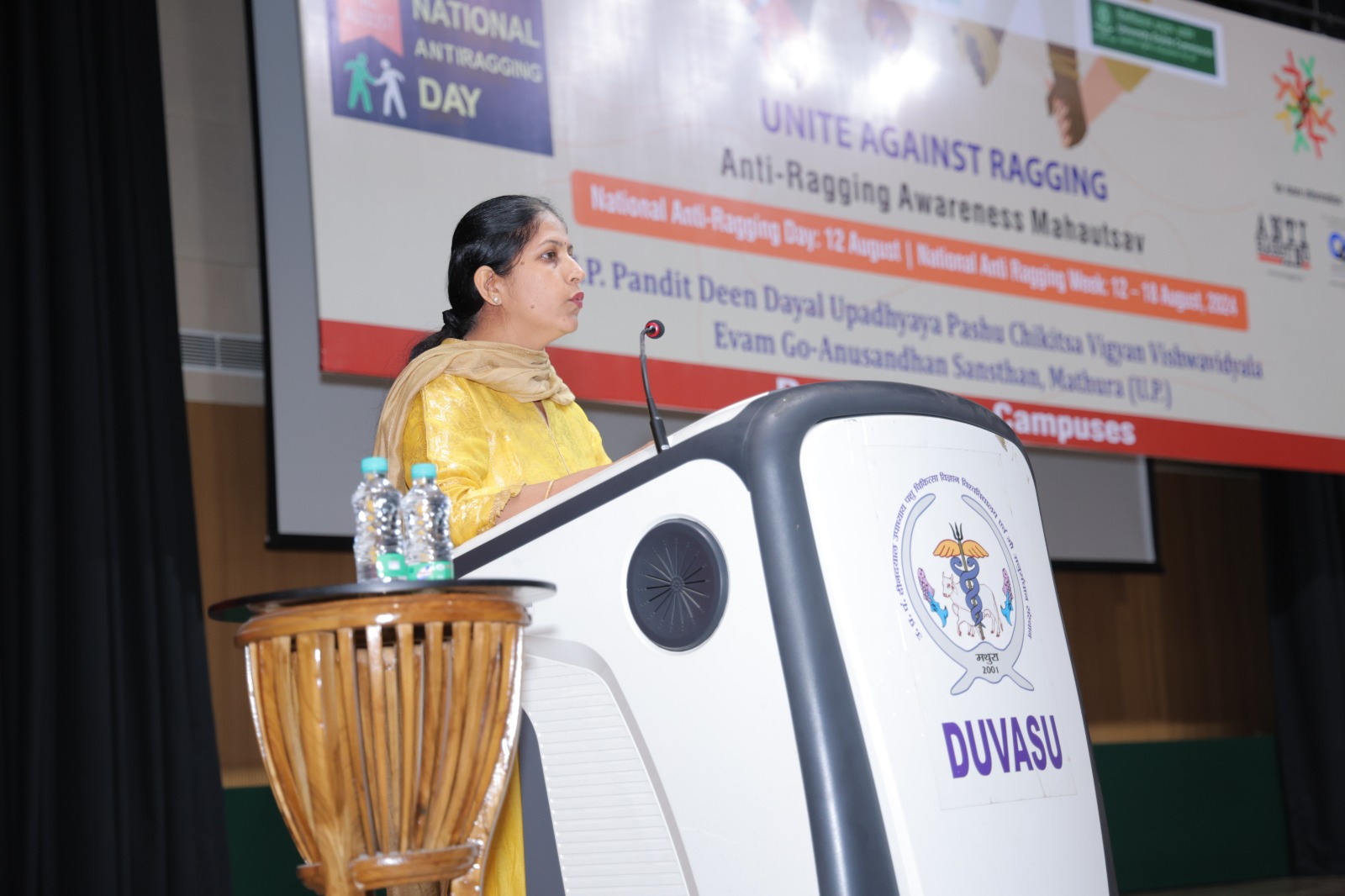 Anti-ragging week was celebrated at DUVASU during 12-18 Aug 2024