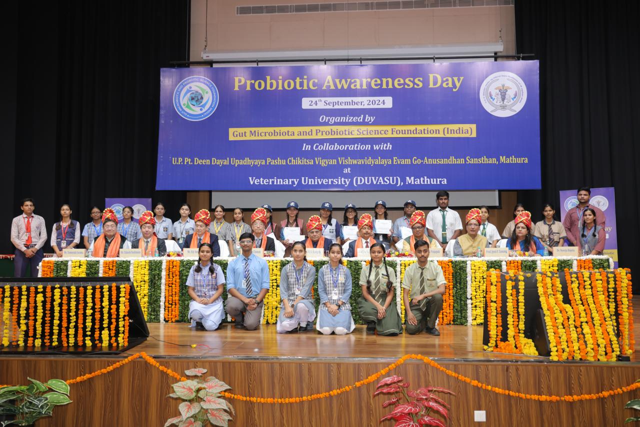 Celebration of Probiotic Awareness Day on 24 September, 2024 at DUVASU, Mathura