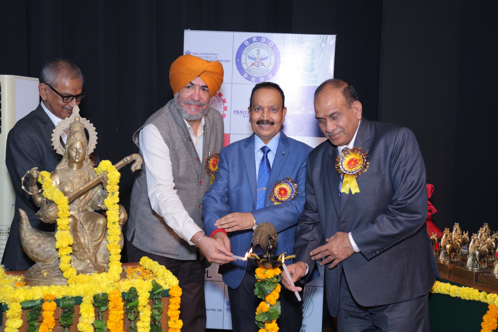 Inaugural Session of 24th Annual Conference of Veterinary Pharmacology and Toxicology (19-21 November, 2024) by Prof. A. K. Srivastava, Hon’ble Vice Chancellor, DUVASU and Chief Guest (Dr. R. C. Agrawal, DDG Education ICAR, Guest of Honour (Prof. J. P. S. Gill, Hon’ble Vice Chancellor, GADVASU & Dr. T. K. Datta, Director, ICAR-CIRB, Hisar)