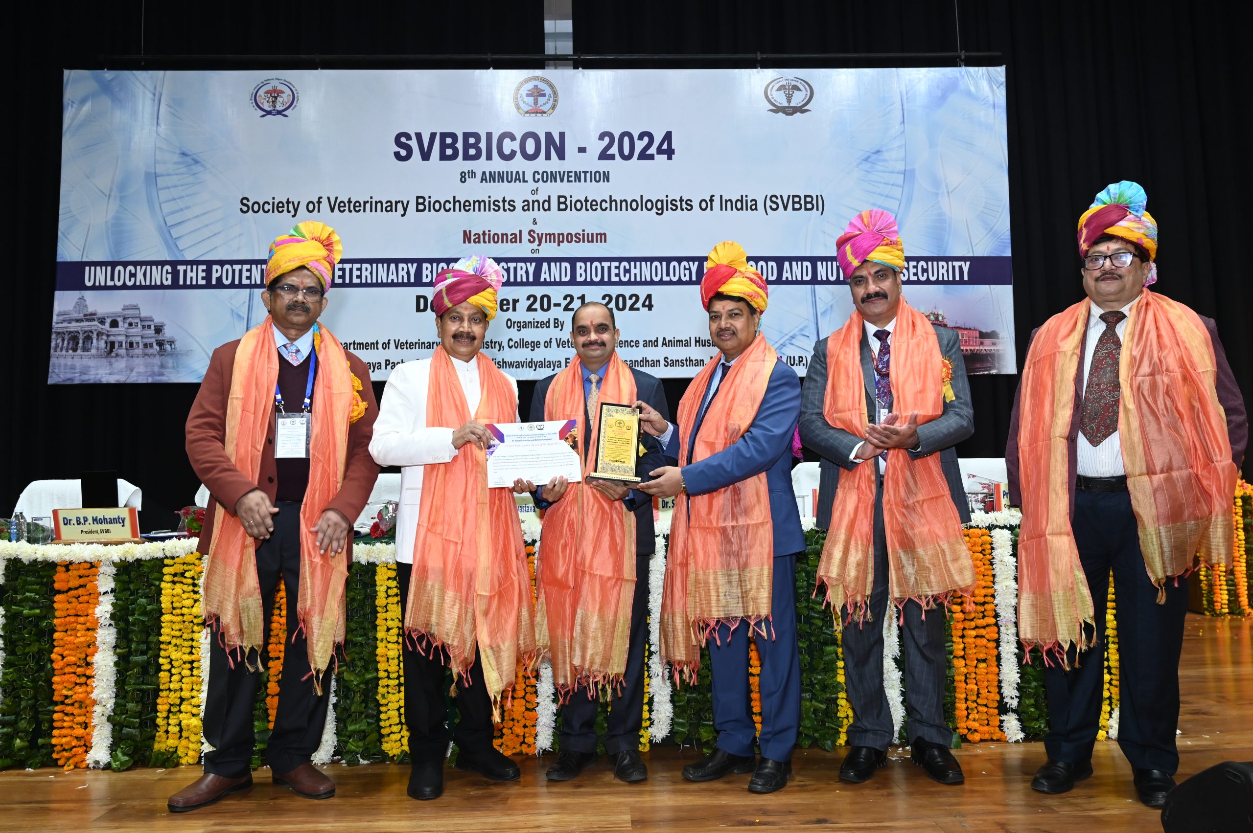 8th Annual Convention of SVBBI-2024 on December 20-21, 2024 Organized by Department of Veterinary Biochemistry, COVSc & A.H., DUVASU, Mathura