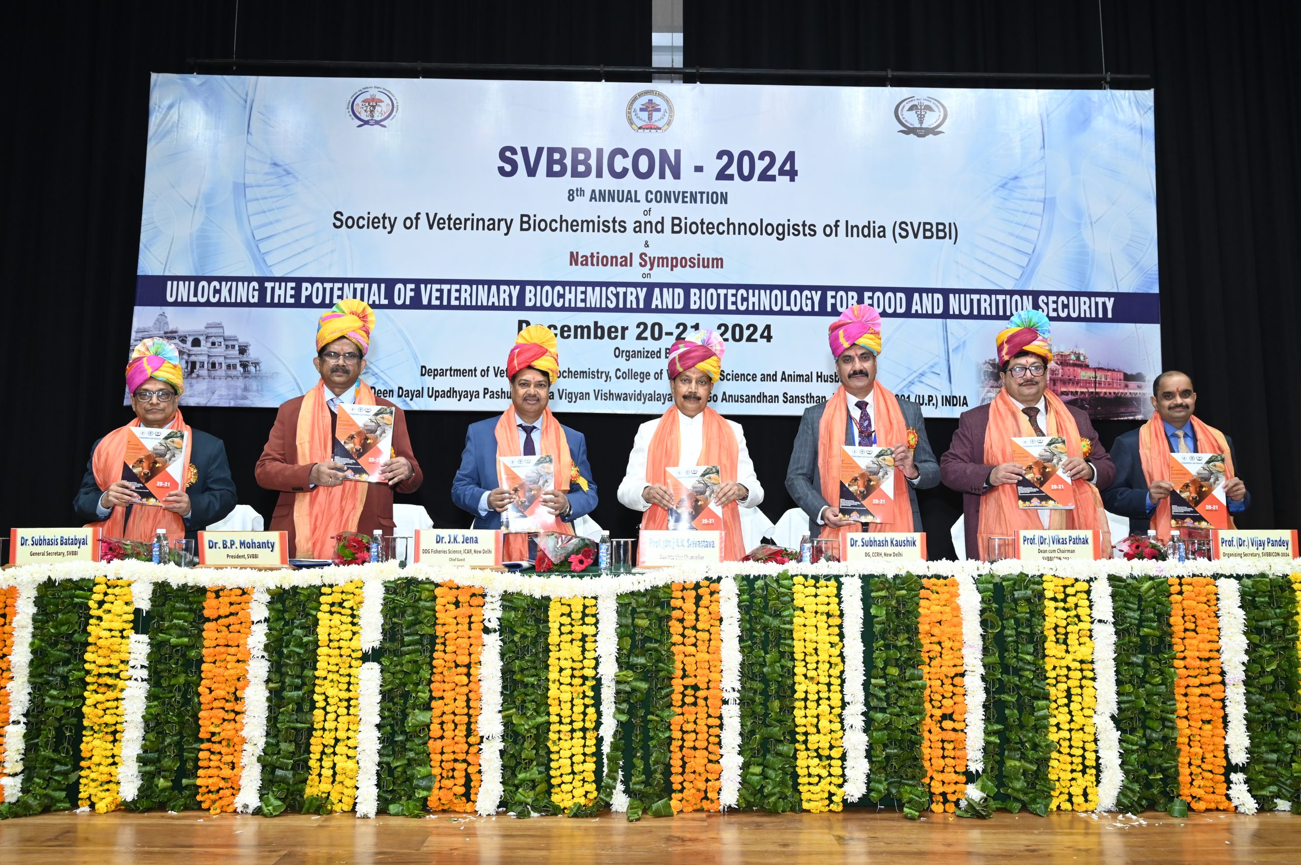 8th Annual Convention of SVBBI-2024 on December 20-21, 2024 Organized by Department of Veterinary Biochemistry, COVSc & A.H., DUVASU, Mathura