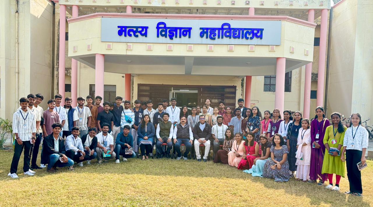 Mangalore Karnataka during their educational tour to the College of Fisheries Science, DUVASU Mathura on 26 Nov 2025